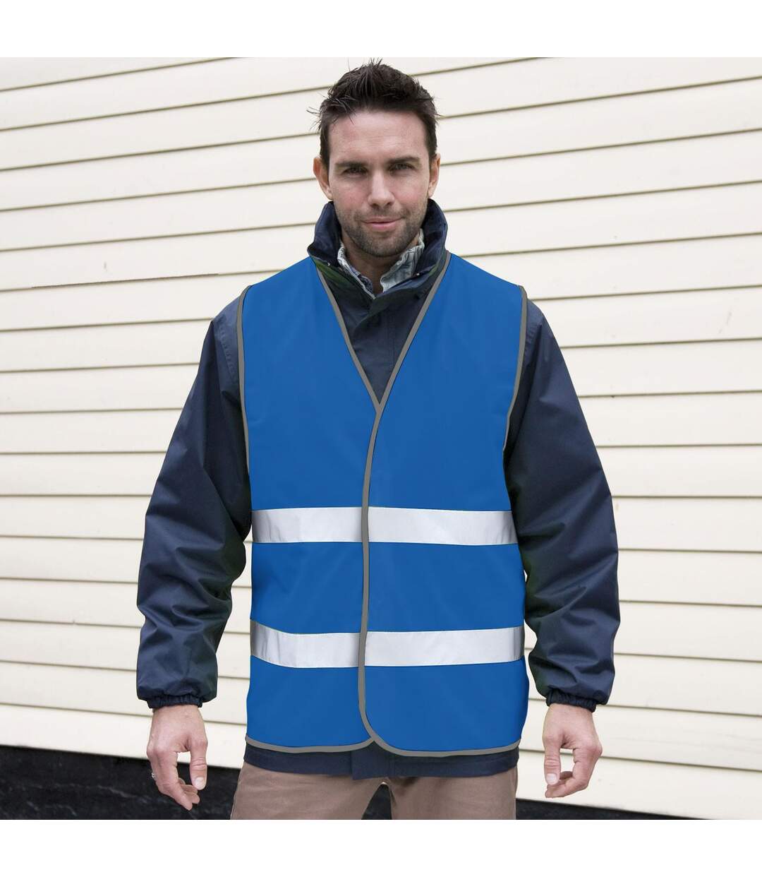 Gilet haute visibilité enhance adulte bleu roi SAFE-GUARD by Result-2