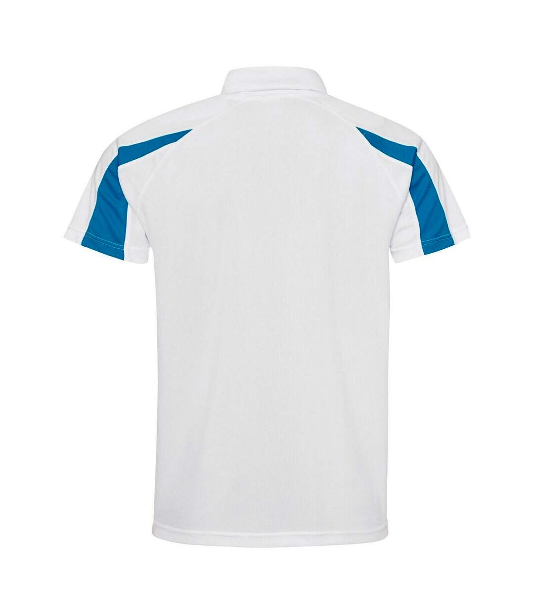 Polo homme blanc / bleu saphir AWDis Cool AWDis Cool