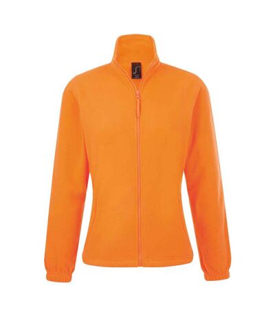 SOLS Womens/Ladies North Full Zip Fleece Jacket (Neon Orange) - UTPC344
