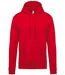 Sweat-shirt à capuche - Unisexe - K476 - rouge-2