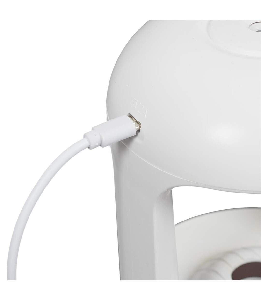 Diffuseur d'Huile Essentielle Gouttes 23cm Blanc-4