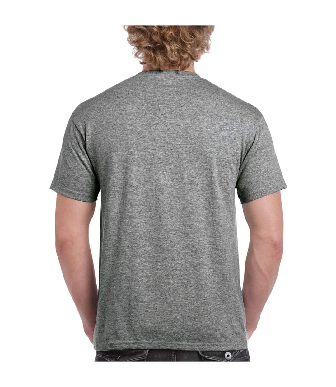 Mens t-shirt graphite heather Gildan Hammer