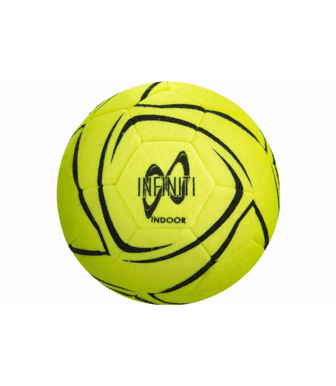 Ballon de foot pour intérieur infiniti taille 4 jaune / noir Samba-1
