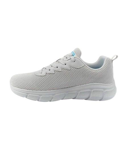 Baskets Bobs B Flex Chill Edge Homme Gris Argent Gris Skechers