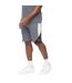 Mens Castlebay Sweat Shorts Slate Crosshatch-3