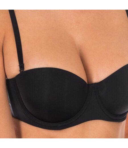 Balconette bra with lightly padded cups and underwire QF1822E women