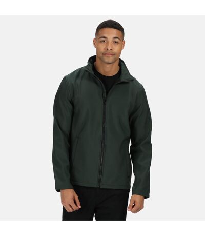 Regatta Standout Mens Ablaze Printable Softshell Jacket (Dark Spruce/Black) - UTRW6353