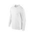 T-shirt Manches Longues Adulte Blanc Gildan-3
