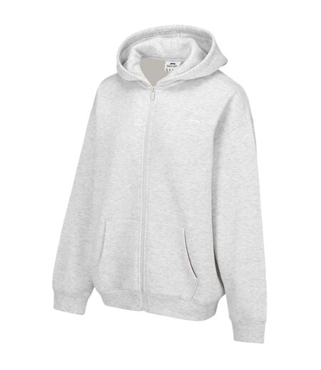 Veste À Capuche Femme Blanc Cassé Chiné Chiné Slazenger