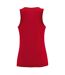 Womens/ladies Sporty Tank Top Red SOLS-2