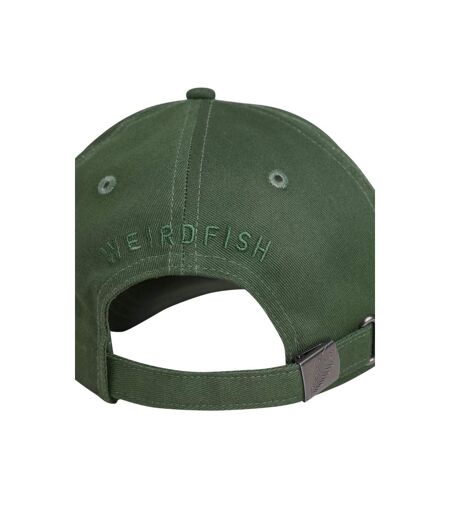 Bude logo twill baseball cap army green Weird Fish
