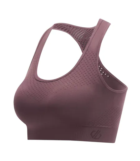 Brassière De Sport Dont Sweat It Femme Lilas Foncé Dare 2B