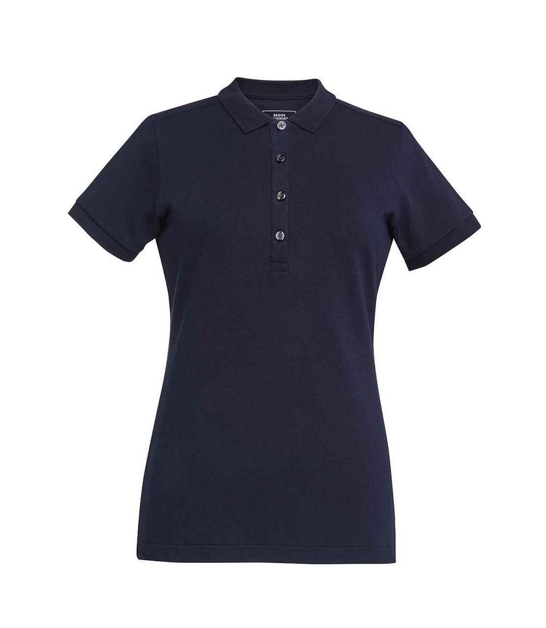 Womens/ladies arlington cotton polo shirt navy Brook Taverner