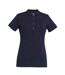 Brook Taverner Womens/Ladies Arlington Cotton Polo Shirt (Navy) - UTPC5221