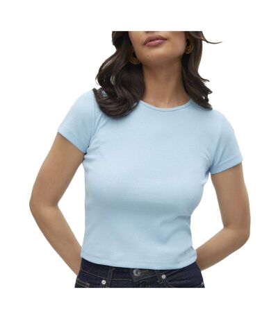 T-shirt bleu clair femme vero moda chloe - m