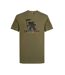 T-shirt Kaki Homme Gotcha Fishman - XXL