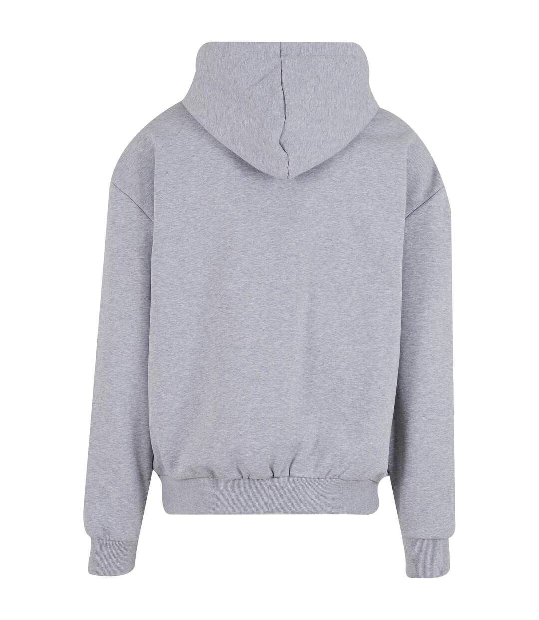Sweat À Capuche Adulte Gris Chiné Build Your Brand-2