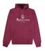 Sweat À Capuche Motif Gros Logo Active Homme Bordeaux Aquascutum-1
