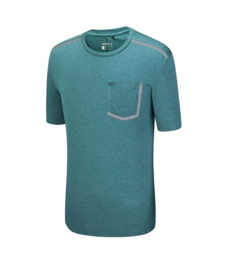 Womens/ladies Ultra Light Seamless T-shirt Pink Pinnacle