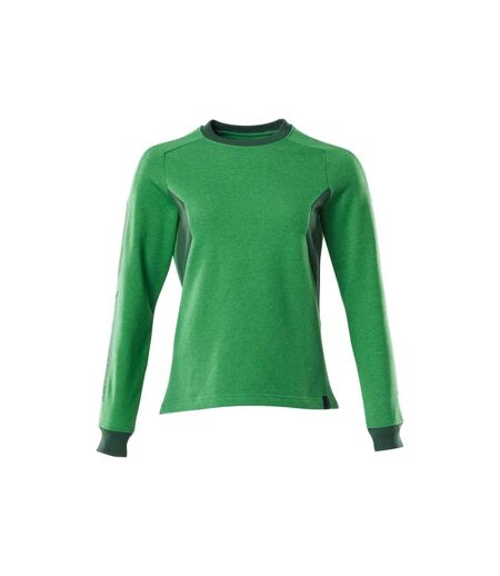 Womens/ladies Accelerate Sweatshirt Grass Green Green Mascot