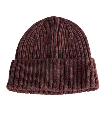 Bonnet Motif/style Uni Bordeaux Mascot