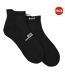 Pack Of 2  Mens Iconic Trainer Socks  Black Boss-1