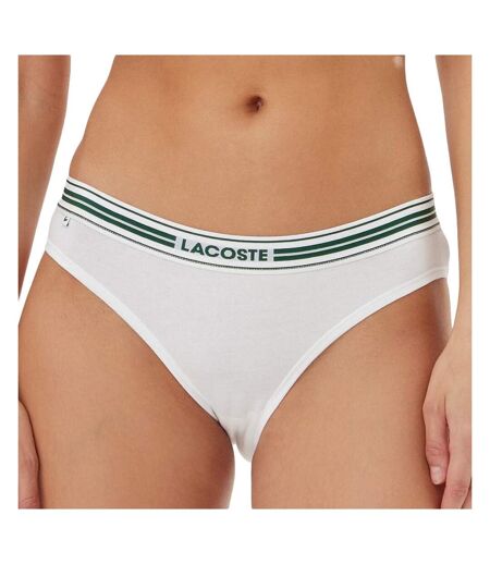 String blanc/vert femme lacoste more