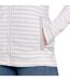 Craghoppers Womens/Ladies Ella Striped Fleece Jacket (Lunar Gray) - UTCG1864