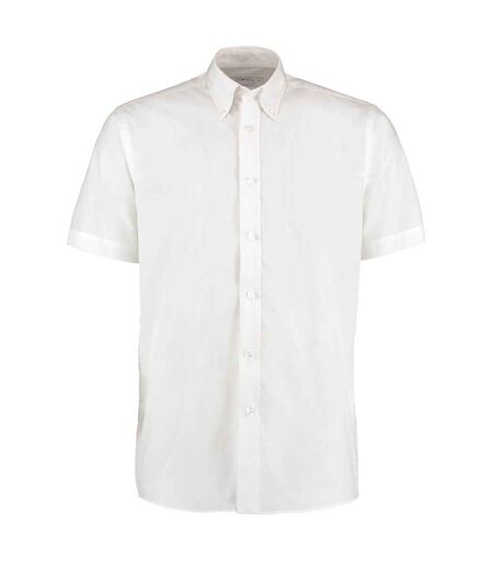 Chemise Manches Courtes Workforce Homme Blanc Kustom Kit