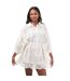 Robe Décontractée Femme Blanc Sundress-1