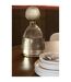 Vase Bouteille Bouchon en Verre Yoko 29cm Grège-5