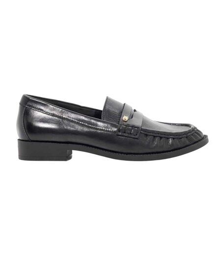 Mocassins Penny Galex Femme Noir Dune London