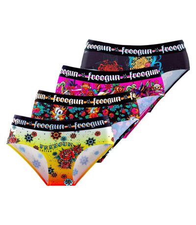 Lot de 4 culottes femme Hardy Freegun