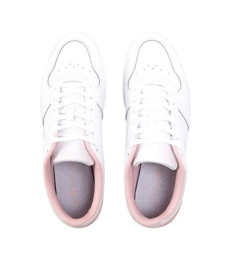 Baskets T-clip Femme Blanc Rose Lacoste