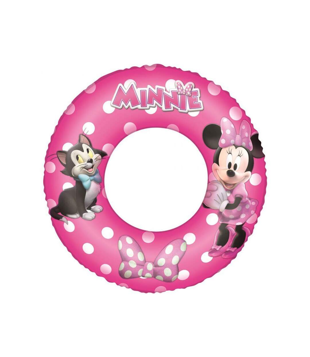 Anneau Gonflable Motif Minnie Mouse Enfant 56 Cm Rose Bestway-1