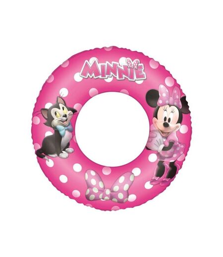 Anneau Gonflable Motif Minnie Mouse Enfant 56 Cm Rose Bestway