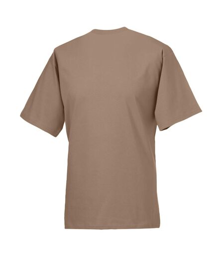 T-shirt À Manches Courtes Homme Café Russell