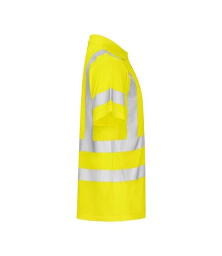 Mens Prio Pique High-vis Polo Shirt Yellow Projob