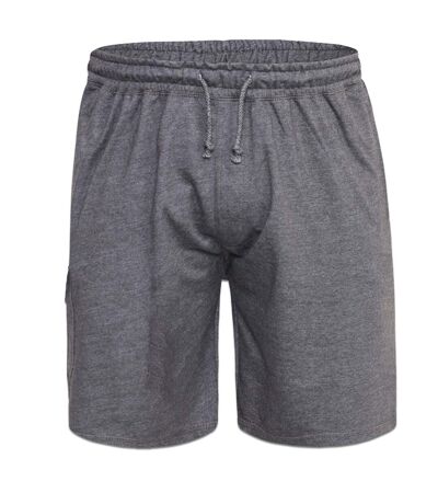 Duke Mens D555 John Kingsize Lightweight Cotton Cargo Shorts (Grey) - UTDC146