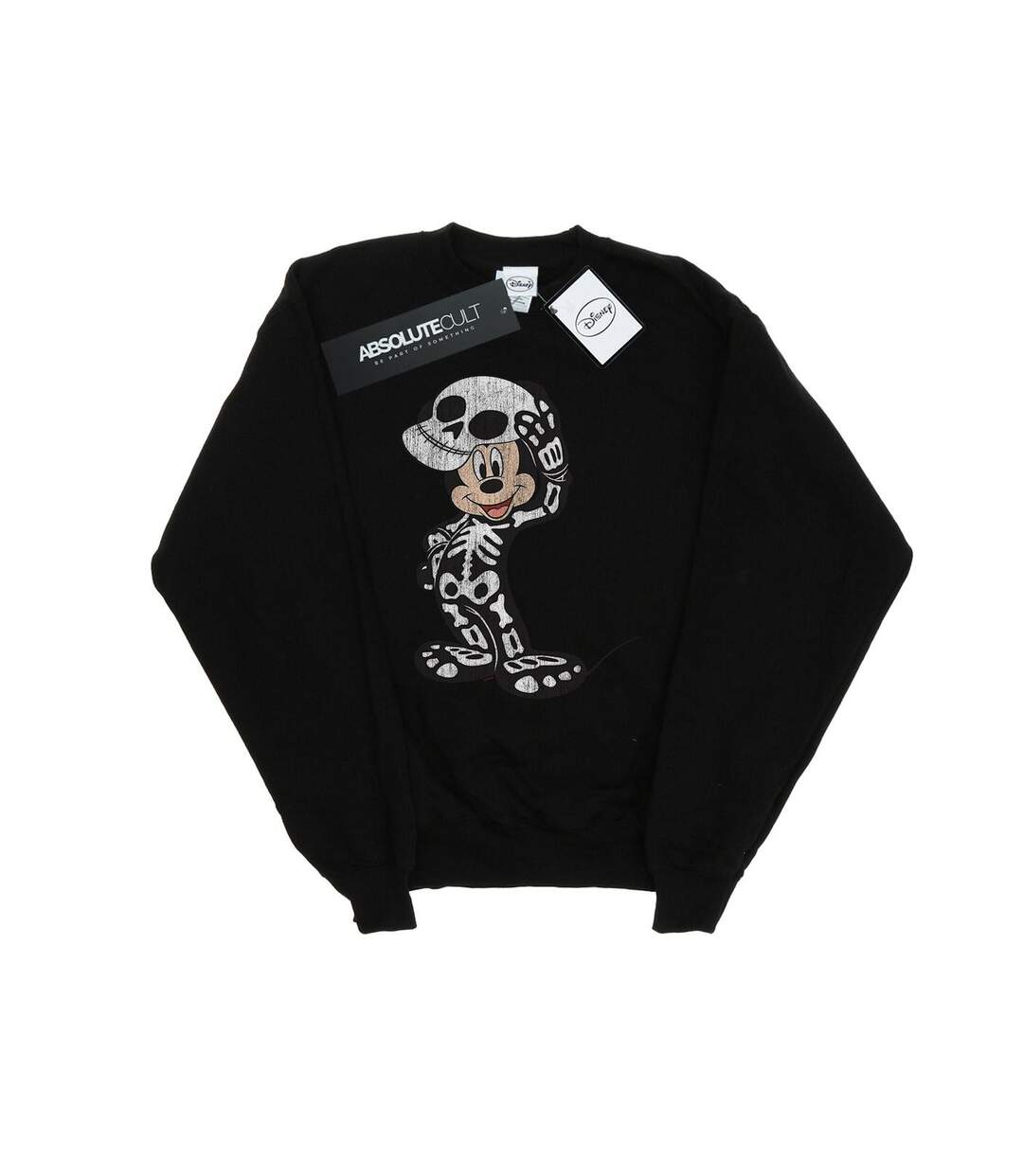 Disney Sweatshirt Mickey Mouse Skeleton Femme/Ladies (Noir) - UTBI27209-1