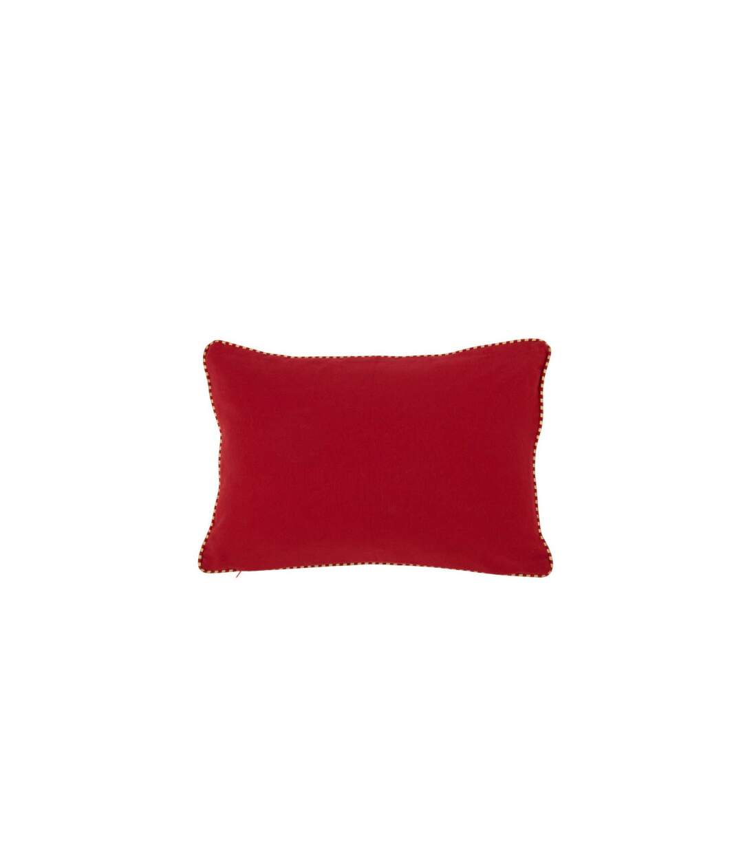 Coussin Déco Bonheur Ellis 30x45cm Rouge-2