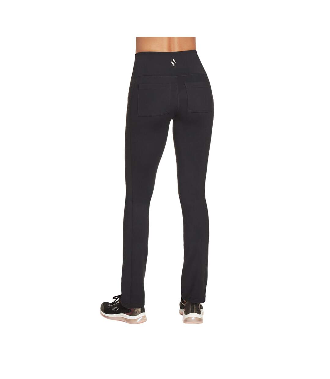 Womens/ladies go walk jogging bottoms black Skechers-2