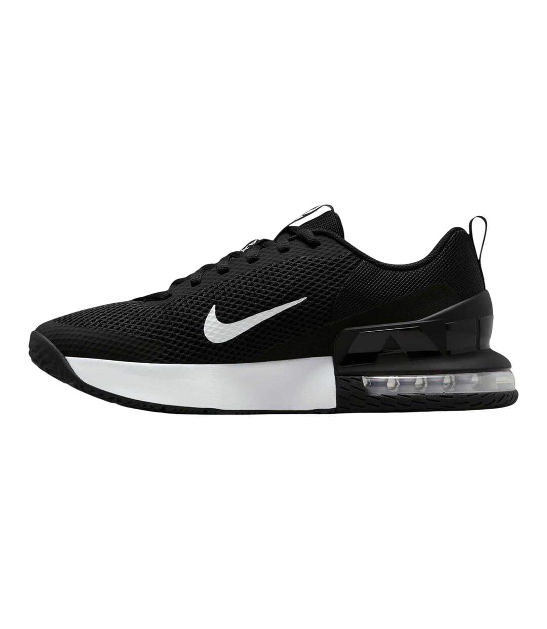 Mens Alpha Air Cushioned Trainers Black White Nike-3