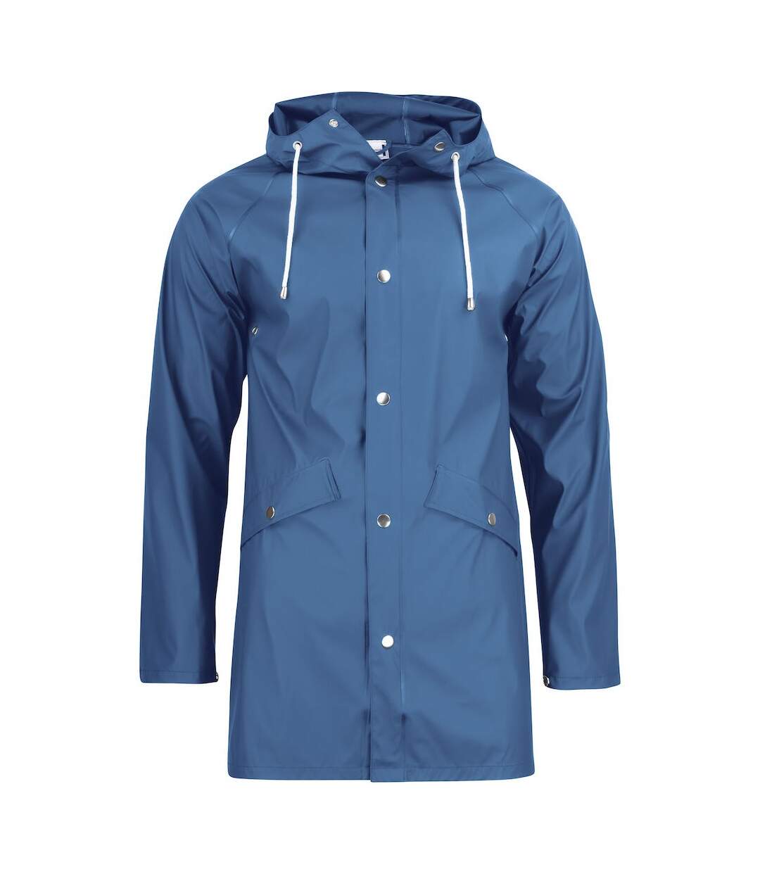 Unisex adult classic raincoat royal blue Clique