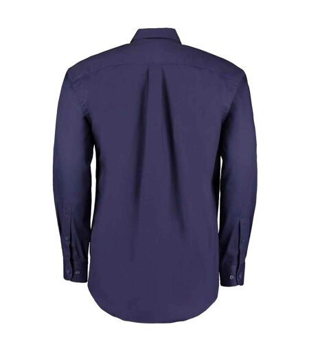 Chemise Manches Longues Premium Homme Bleu Nuit Kustom Kit
