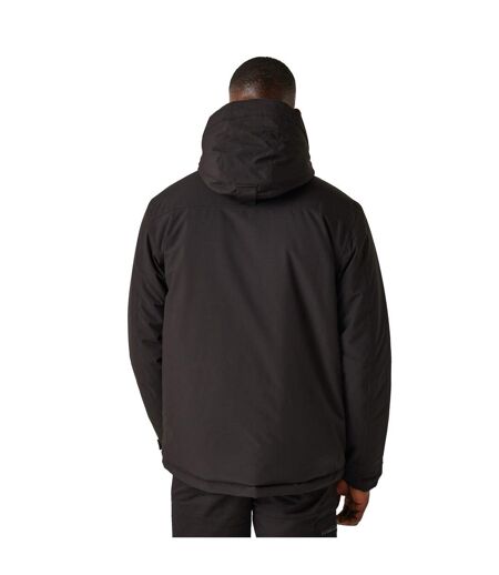 Mens Insulated Waterproof Jacket Black Lime Green Regatta Professional