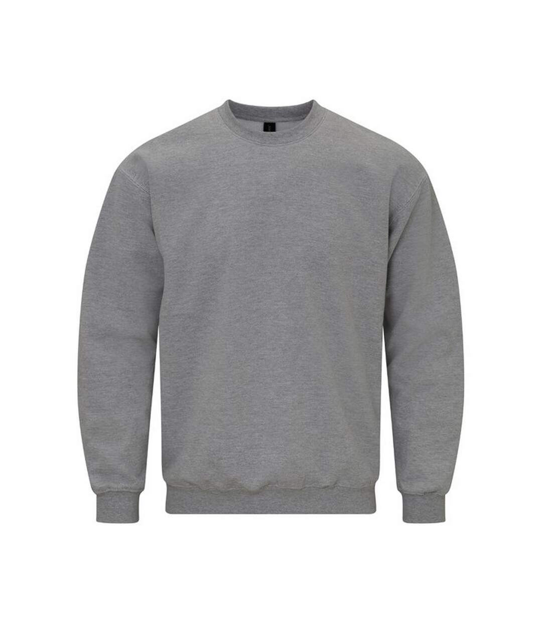 Sweat softstyle adulte gris chiné Gildan-1