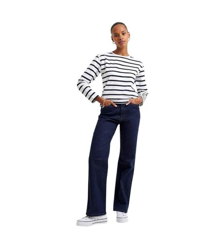 T-shirt Manches Longues Rallie Femme Blanc French Connection