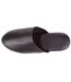 Isotoner Chaussons Mules homme tout cuir, semelle confort-2