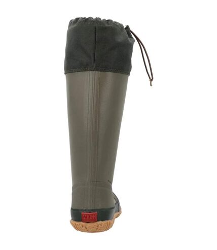 Muck Boots - Bottes de pluie FORAGER - Adulte (Noir / Vert kaki foncé) - UTFS9561